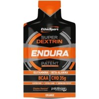 EthicSport Super Dextrin Endura żel energetyczny ze słomką (pomarańczowy) - 60ml