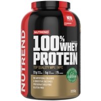 Nutrend 100% Whey Protein koncentrat białka serwatkowego (truskawka) - 2,25kg