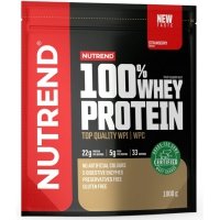 Nutrend 100% Whey Protein koncentrat białka serwatkowego (truskawka) - 1kg