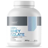 OstroVit 100% Whey Protein Isolate izolat serwatki (neutralny) - 1,8kg