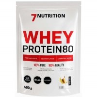 7Nutrition Whey Protein 80 koncentrat białka serwatkowego (Caffe Latte) - 500g