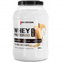 7Nutrition Whey Protein 80 koncentrat białka serwatkowego (Caffe Latte) - 2kg