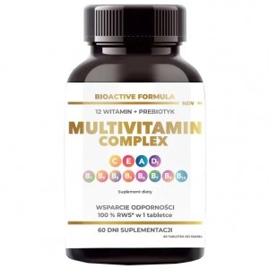 Intenson Multivitamin Complex 12 witamin + prebiotyk - 60 tab. 