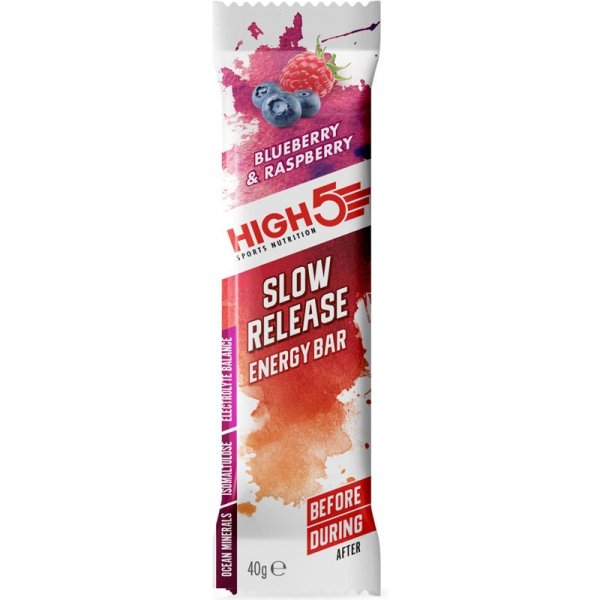 HIGH5 Slow Release Energy Bar baton (jagoda/malina) - 40g