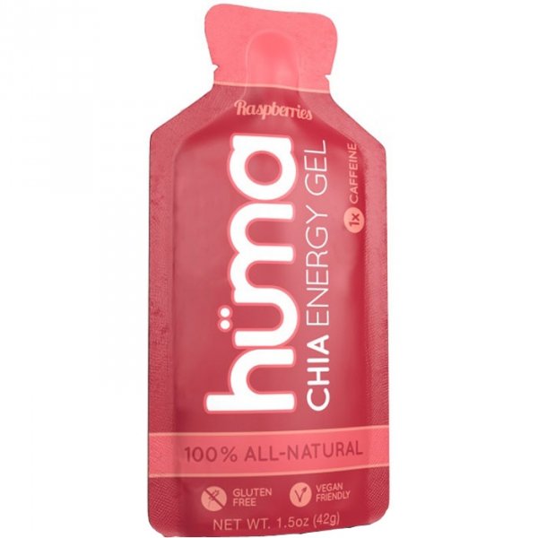 Huma Chia Energy Gel żel energetyczny z kofeiną (malina) - 42g