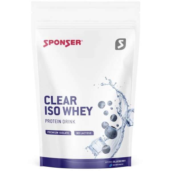 Sponser Clear Isolate Whey napój białkowy (borówka) - 450g