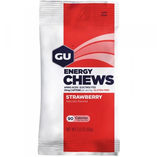 Gu Energy Chews żelki (truskawka) - 60g