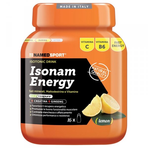 NamedSport Isonam Energy napój izotoniczny (cytryna) - 480g