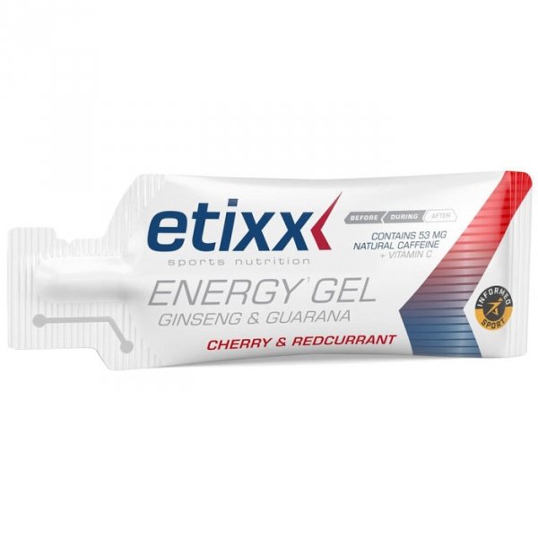 Etixx Guarana Energy Gel  żel (porzeczka wiśnia) - 50g