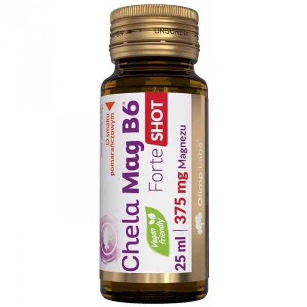 Olimp Chela Mag B6 Forte Shot magnez (pomarańcza) szklana ampułka - 25ml