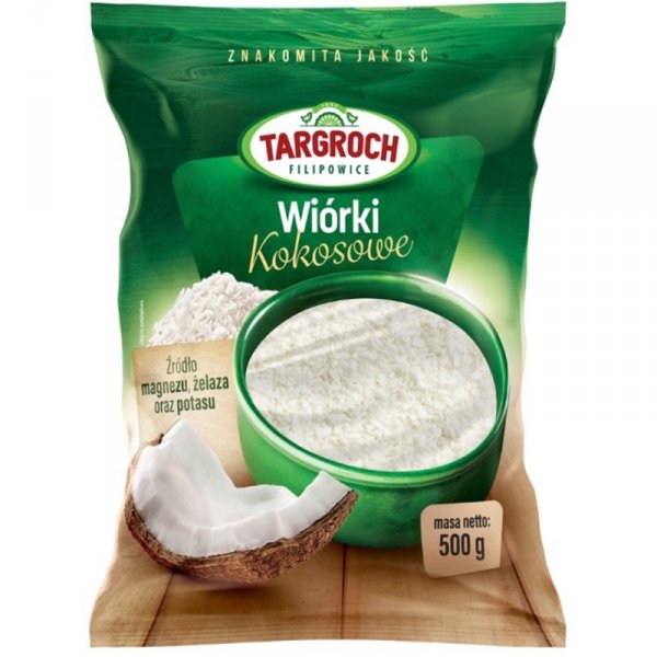 Targroch Wiórki kokosowe bardzo drobne - 500g