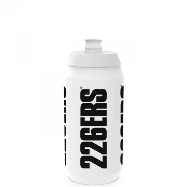 226ERS Bidon biały z czarnym logo - 550ml