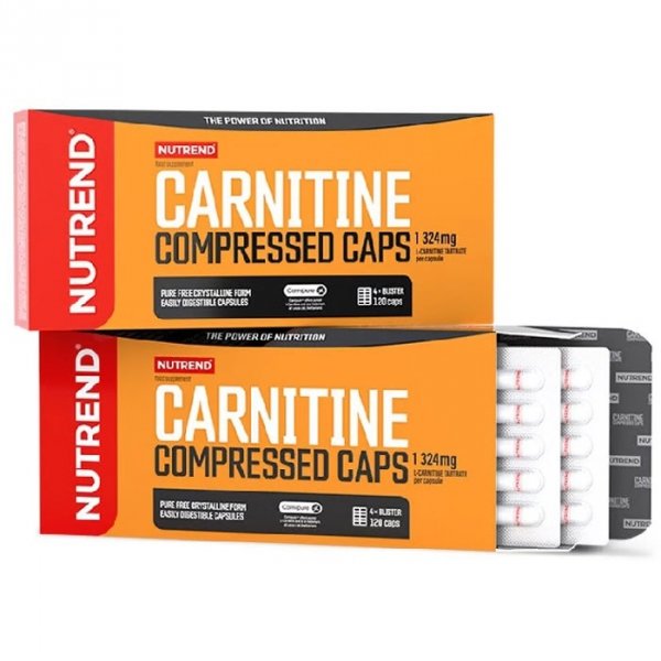 Nutrend Carnitine Compressed L-karnityna - 120 kaps.