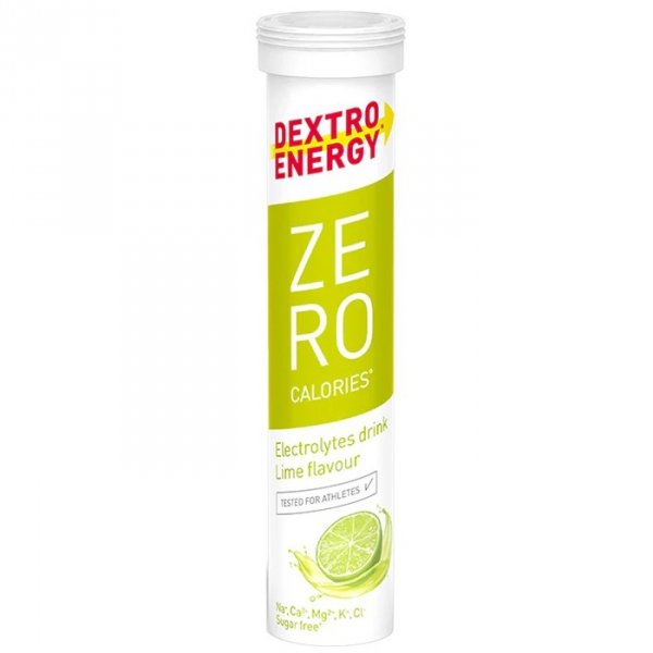 Dextro Zero Calories elektrolity (limonka) - tuba 20 tabl.