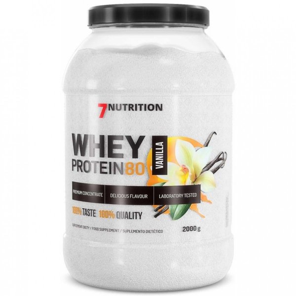 7Nutrition Whey Protein 80 koncentrat białka serwatkowego (wanilia) - 2kg