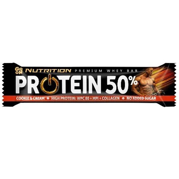 GO ON! Nutrition Protein Bar 50% (ciasteczkowo-śmietankowy) -45g
