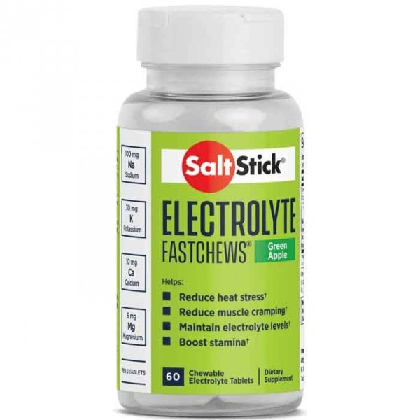 SaltStick Fastchews pastylki do ssania (zielone jabłko) - 60 tabl.