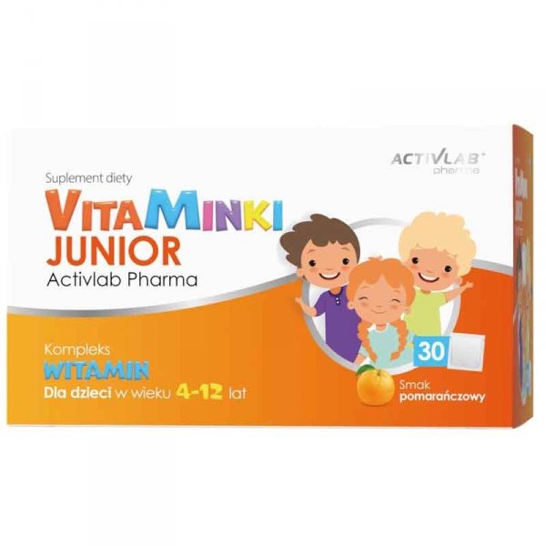 Activlab VitaMinki JUNIOR (pomarańcza) - 30 saszetek