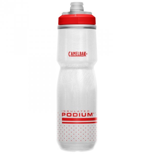 CamelBak Podium Chill bidon (biały/czerwony) - 710ml
