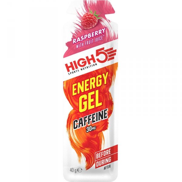 HIGH5 Energy Gel Caffeine żel energetyczny (malinowy) - 40g