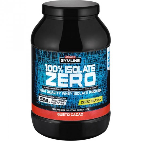 Enervit Gymline 100% Isolate Zero izolat białka serwatki (kakao) - 900g