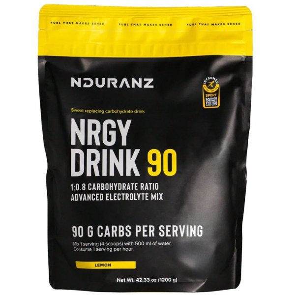 Nduranz Nrgy Unit Drink 90 napój węglowodanowy (cytryna) - 1,2kg