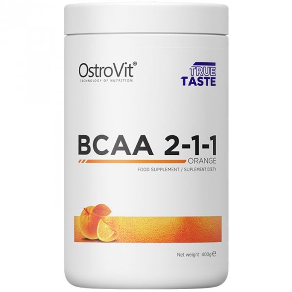 OstroVit BCAA 2-1-1 aminokwasy (pomarańczowy) - 400g