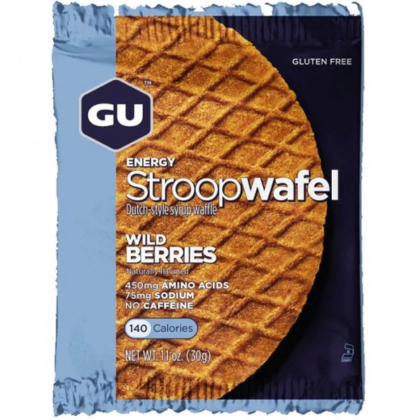 Gu Energy Stroopwafel wafel z syropem (dzikie jagody) - 30g
