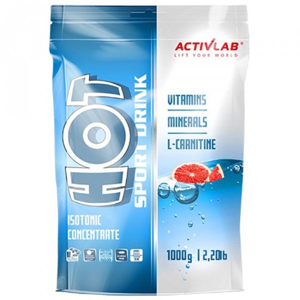 Activlab Hot Sport Drink napój izotoniczny (grejpfrutowy) - 1kg
