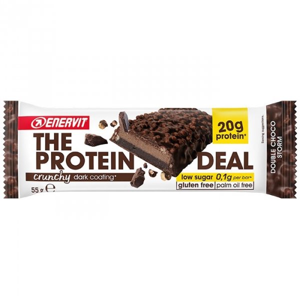 Enervit Protein Deal baton białkowy (podwójna czekolada) - 55g