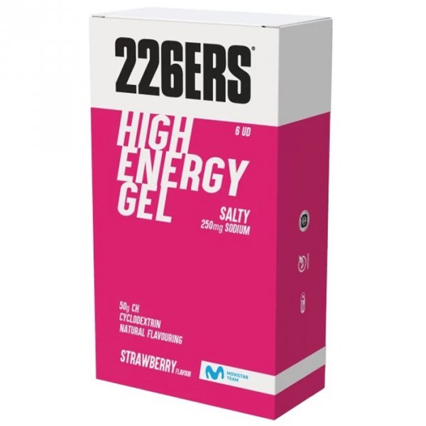 226ERS High Energy Gel Salty 6-pak żel energetyczny (truskawka) - 6x76g