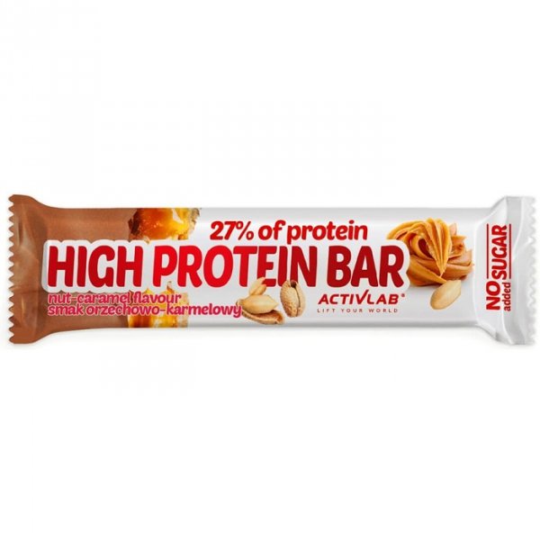 Activlab 27% High Protein Bar baton białkowy (arachidowo-karmelowy) - 46g