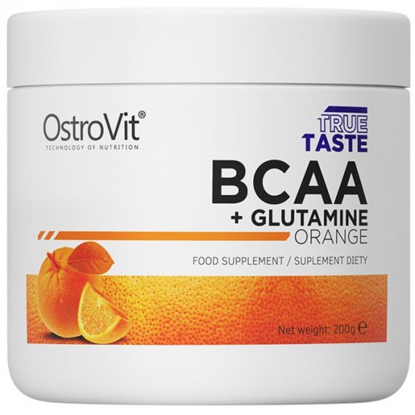 OstroVit BCAA + Glutamina (pomarańczowy) - 200g
