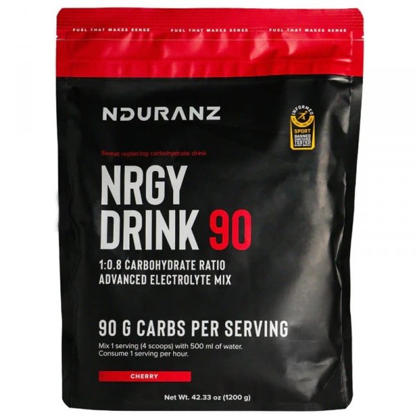 Nduranz Nrgy Unit Drink 90 napój węglowodanowy (wiśnia) - 1,2kg
