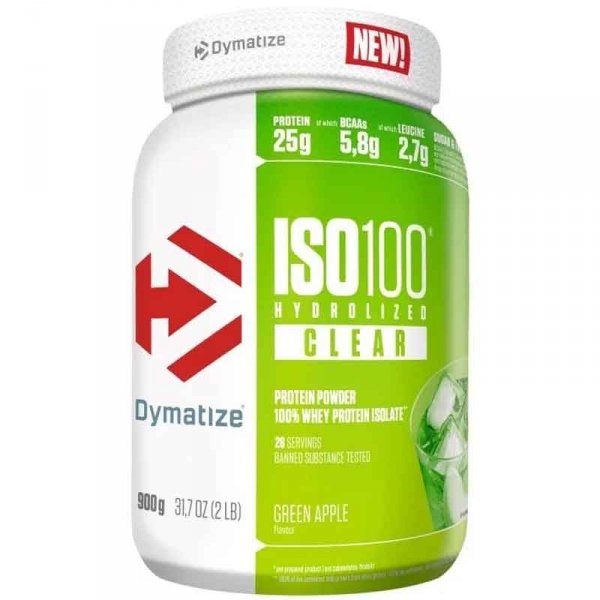 Dymatize ISO100 Clear napój białkowy (zielone jabłko) - 900g
