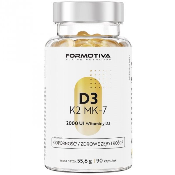 Formotiva D3 K2 MK-7 - 90kaps.