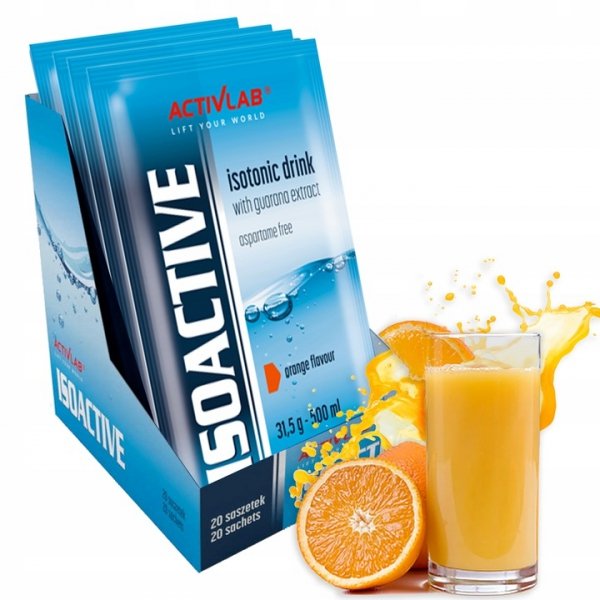 Activlab IsoActive napój (pomarańcza) - 20 saszetek