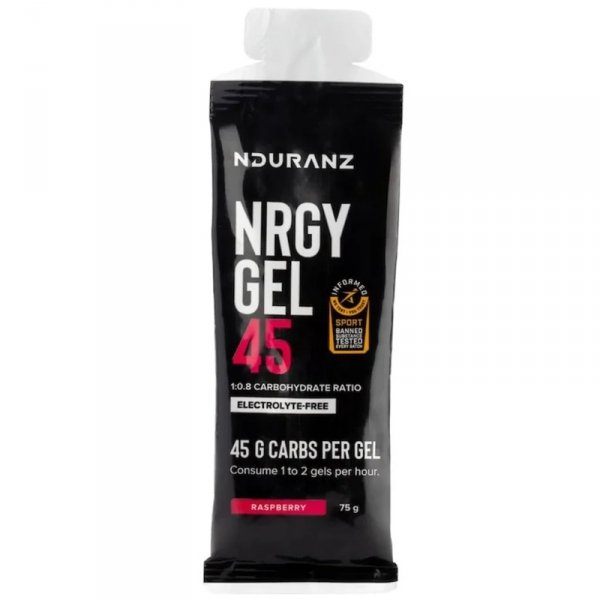 Nduranz Nrgy Gel 45 żel bez elektolitów (malina) - 75g