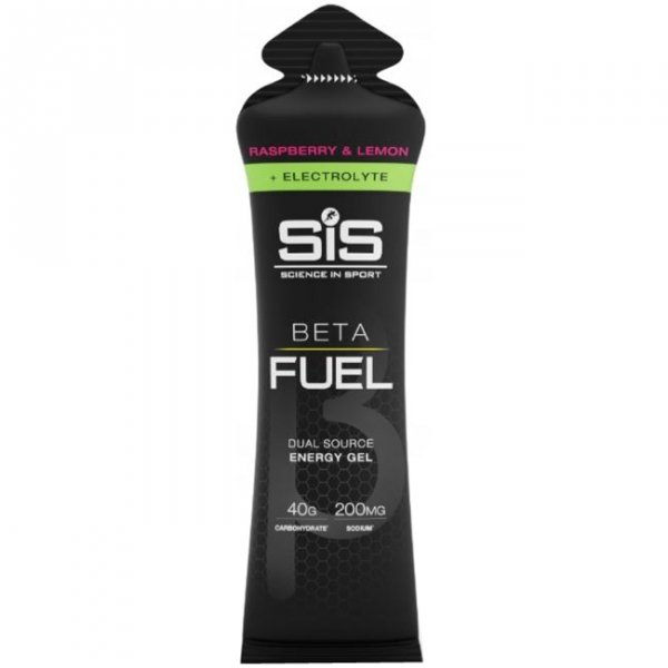 SiS Beta Fuel Dual Source Energy Gel + Electrolyte żel energetyczny (malina cytryna) - 60ml