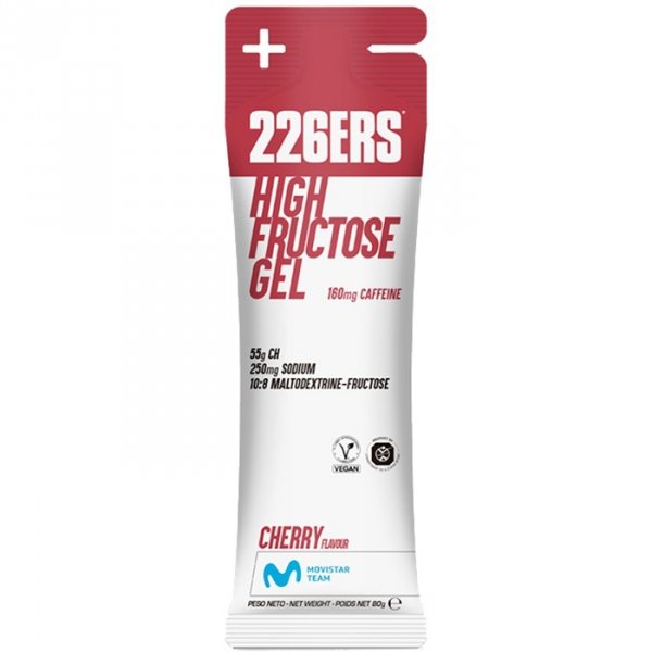 226ERS High Fructose Gel żel energetyczny z kofeiną (wiśnia) - 80g