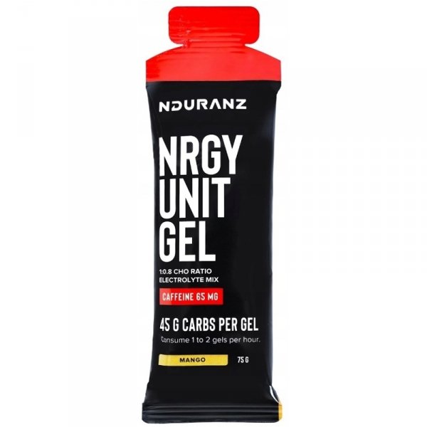 Nduranz Nrgy Unit Gel żel energetyczny z kofeiną (mango) - 75g