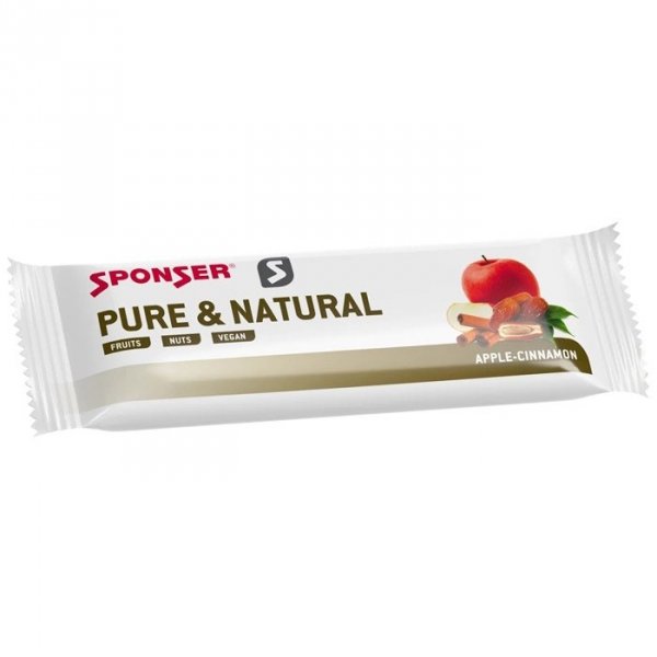 Sponser Pure &amp; Natural baton owocowy (jabłko cynamon) - 50g