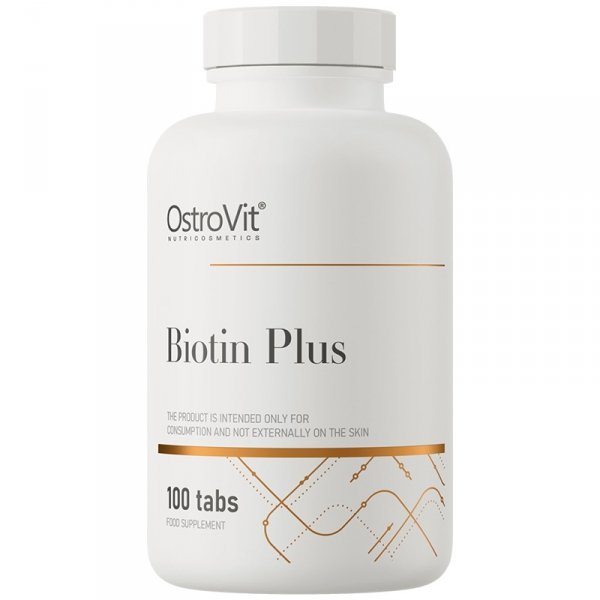 OstroVit Biotin Plus biotyna - 100 tabl.