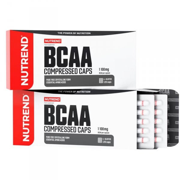 Nutrend BCAA Compressed aminokwasy - 120 kaps.