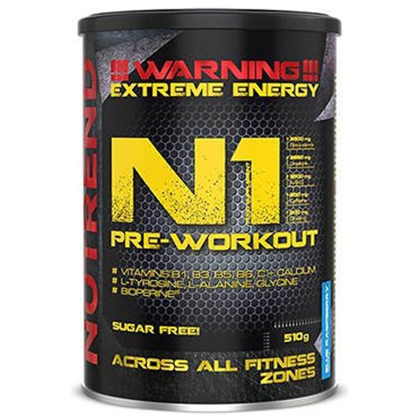 Nutrend N1 Pre-Workout  przedtreningówka (blue raspberry) - 510g