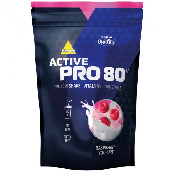 Inkospor Pro 80 odżywka białkowa (malinowy jogurt) - 500g