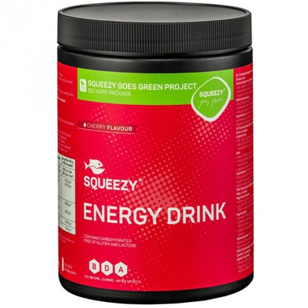 Squeezy Energy Drink napój (wiśnia) - 650g