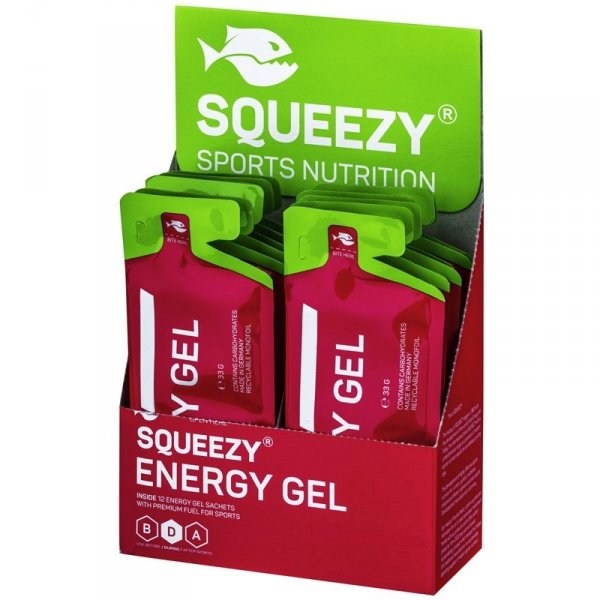 Squeezy Energy Gel żel energetyczny (basic formula) - 33g x 12