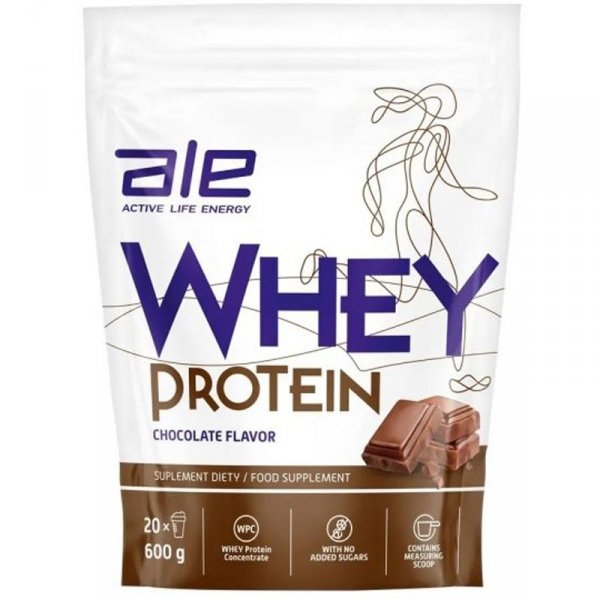 ALE Whey Protein koncentrat białka serwatkowego (czekolada) - 600g