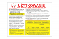 Naklejka - Użtkowanie wozów asenizacyjnych POMOT (048-00602) 